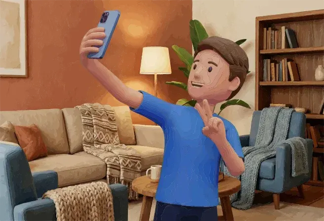 Osoba robiąca zdjęcie do dokumentów